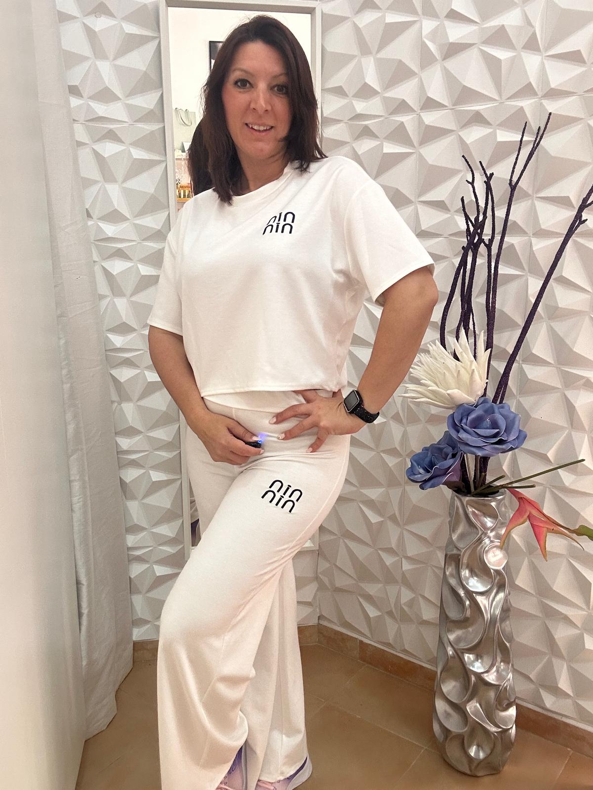 conjunto nin nin blanco