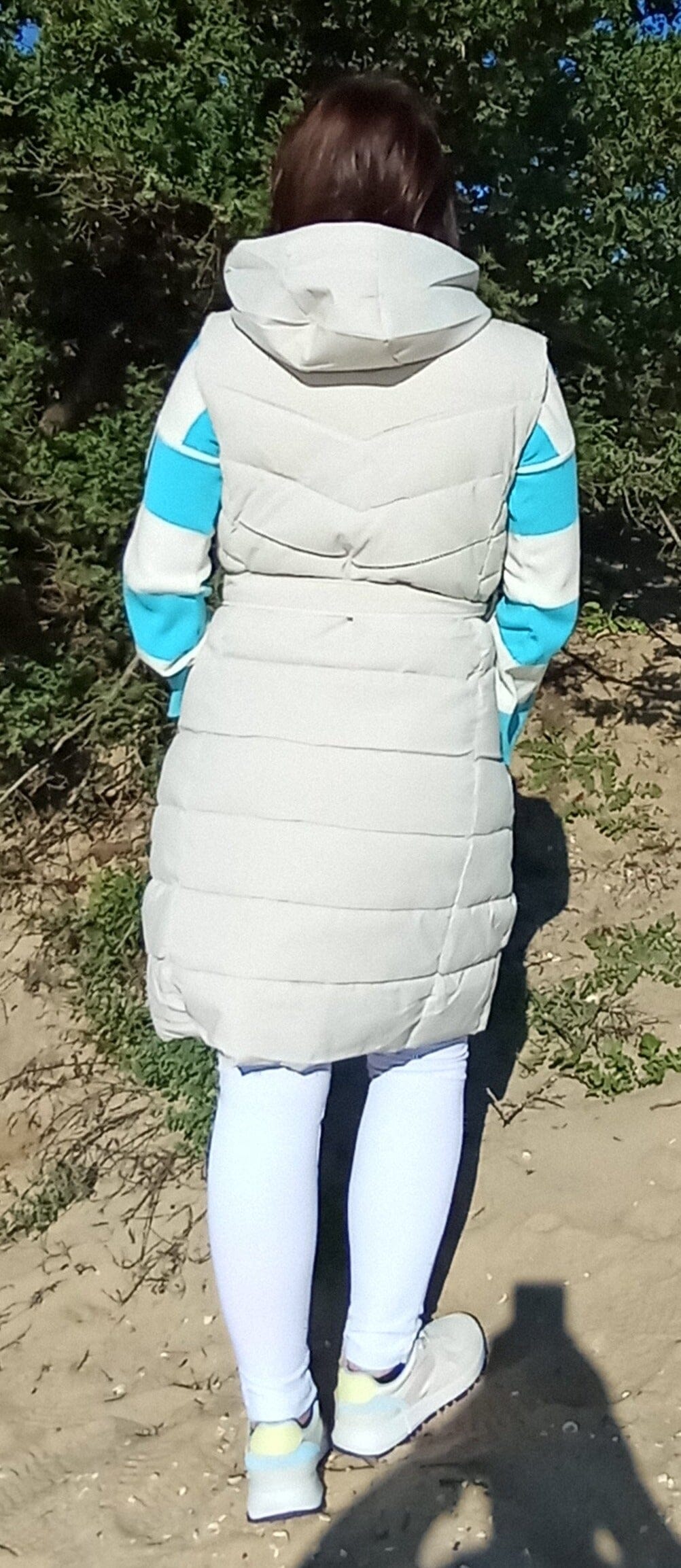 CHALECO LARGO Chaleco abrigo largo reversible R.M. BOUTIQUE