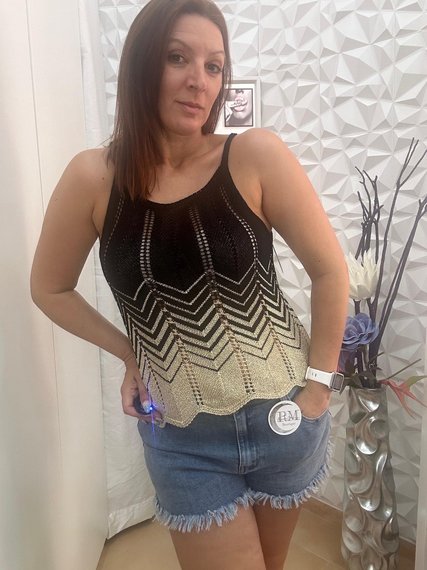 TOP HILO NEGRO