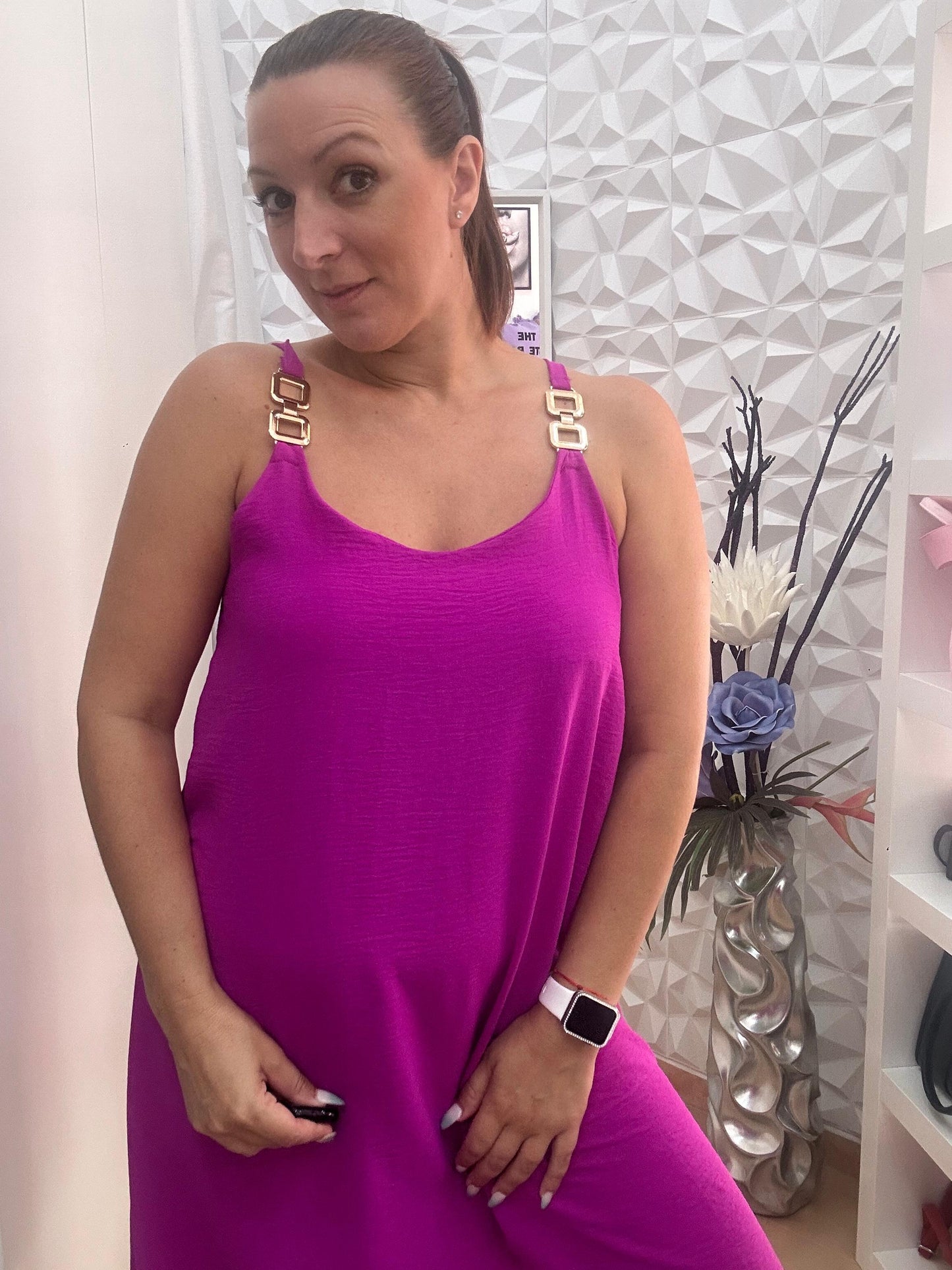 VESTIDO HEBILLA BUGANVILLA