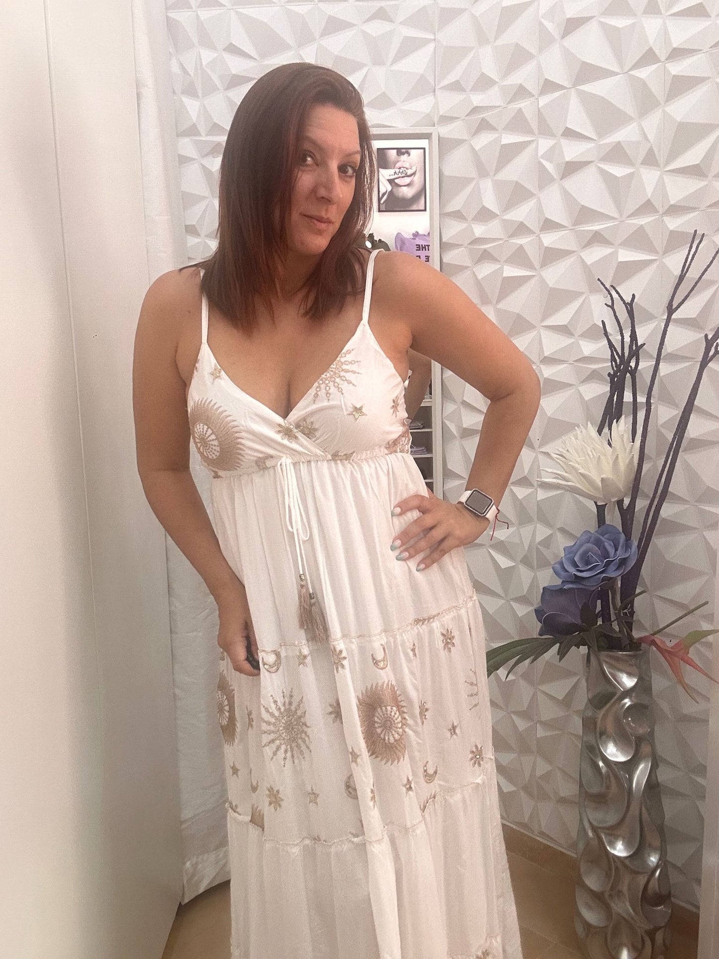 VESTIDO INDU BLANCO