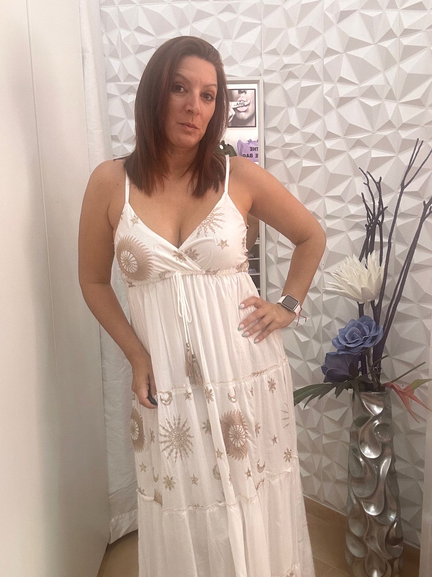 VESTIDO INDU BLANCO