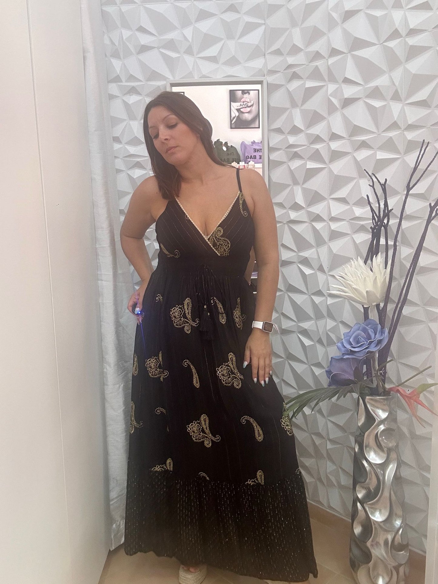 VESTIDO INDU NEGRO