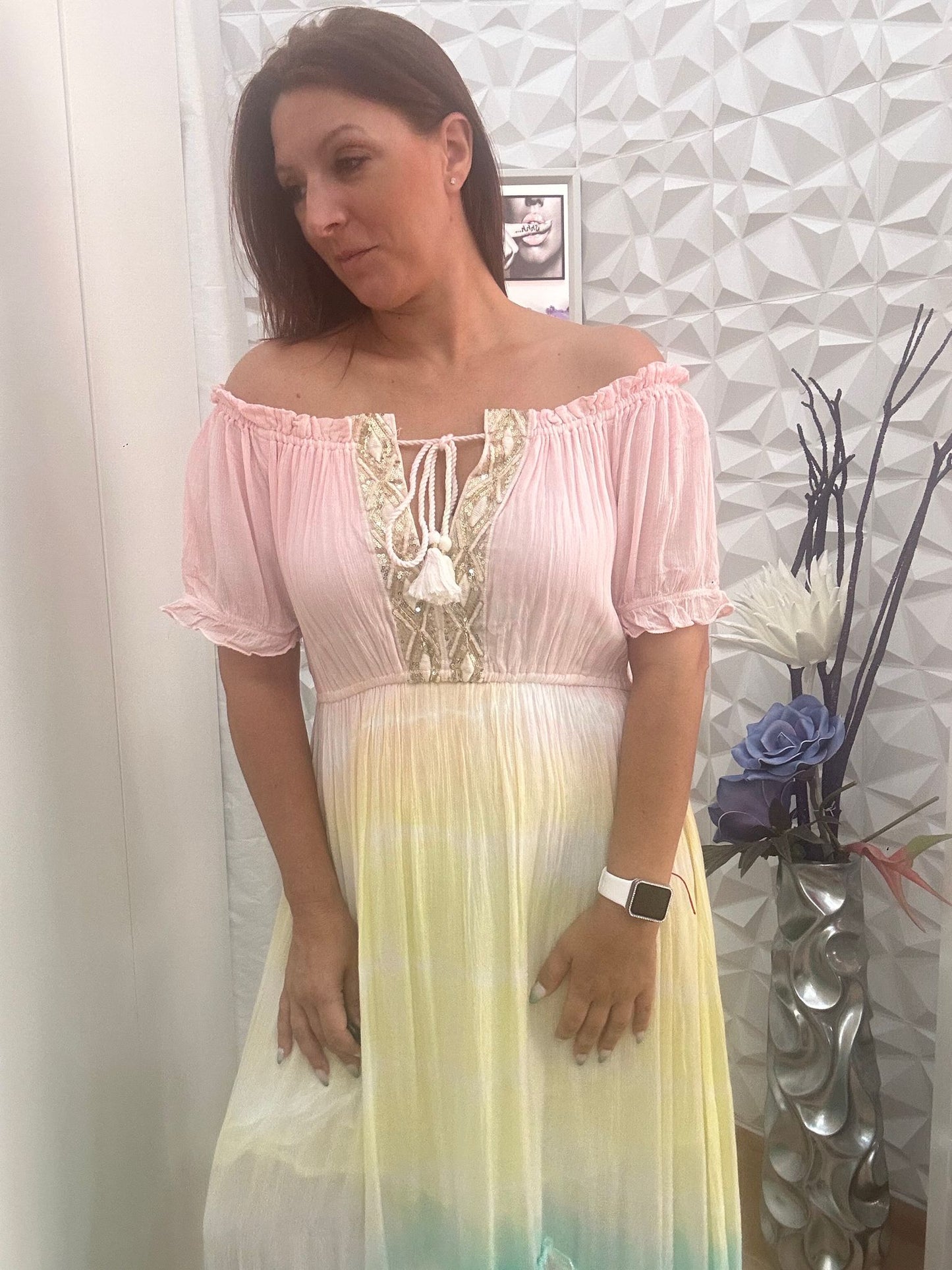 VESTIDO INDU ROSA