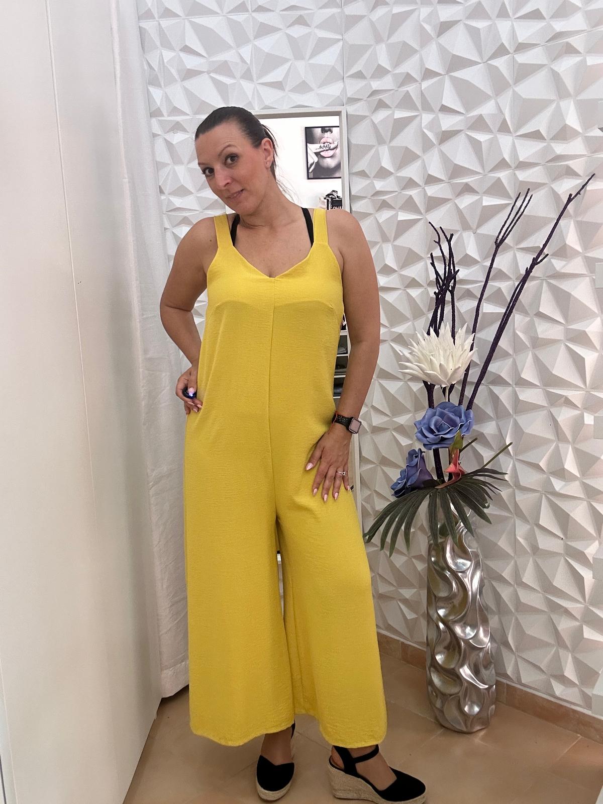 Mono ancho amarillo