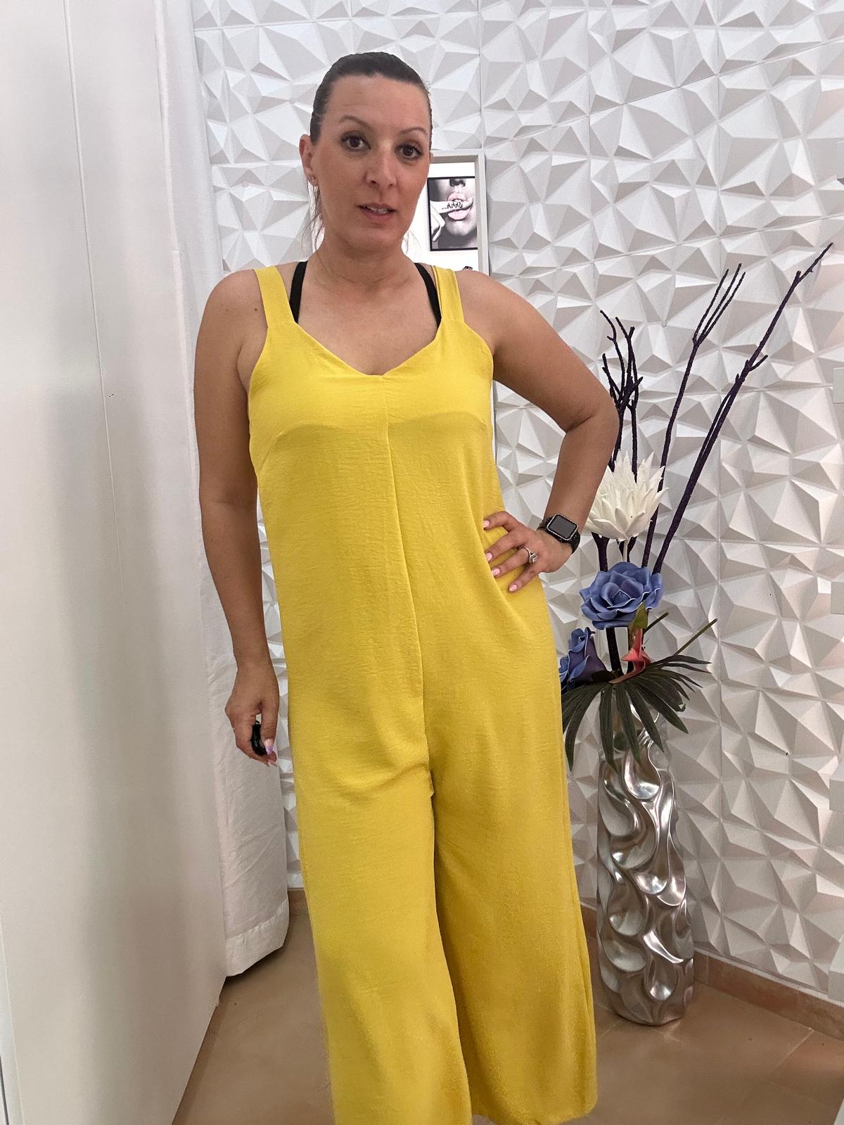 Mono ancho amarillo