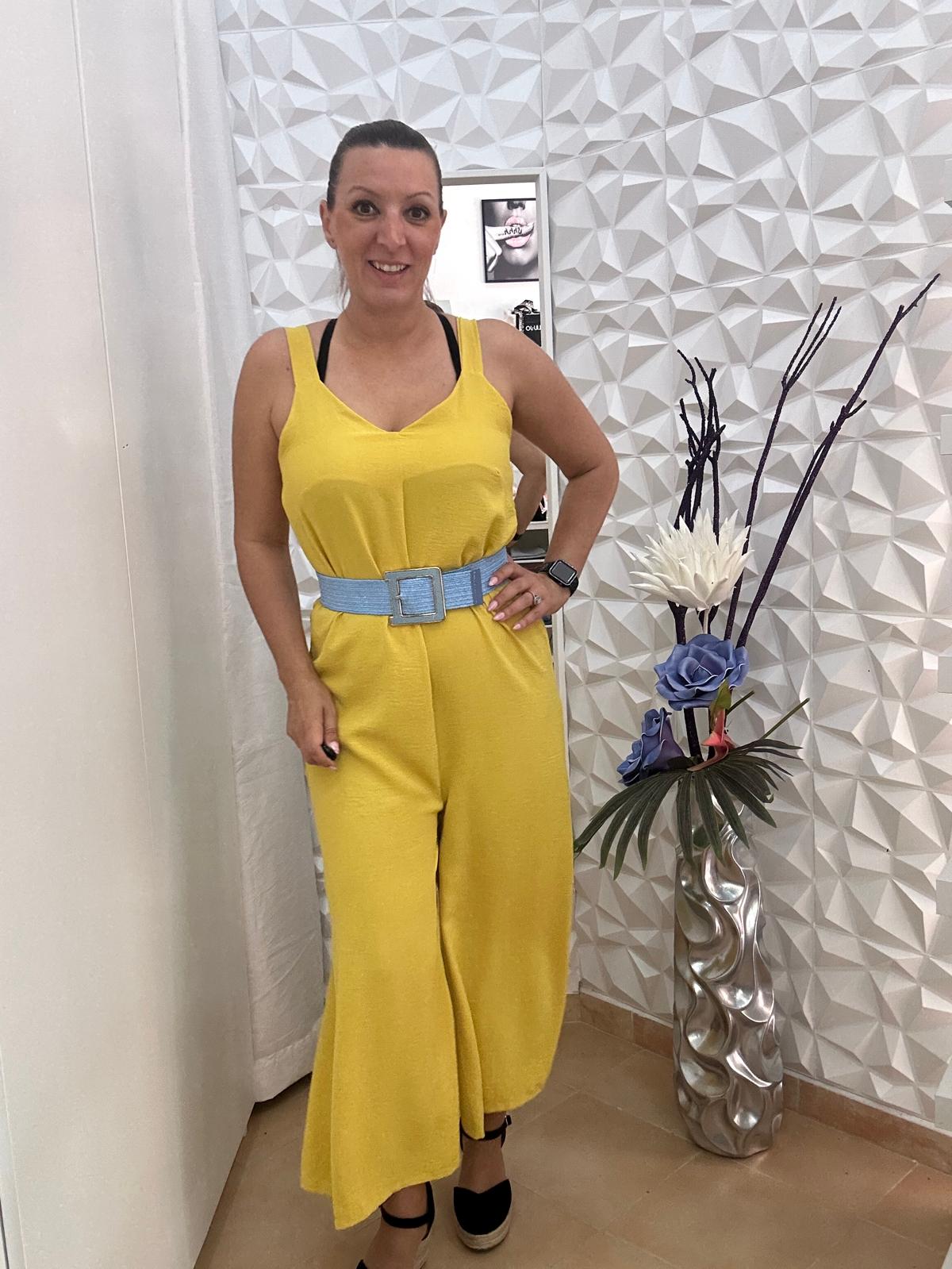 Mono ancho amarillo