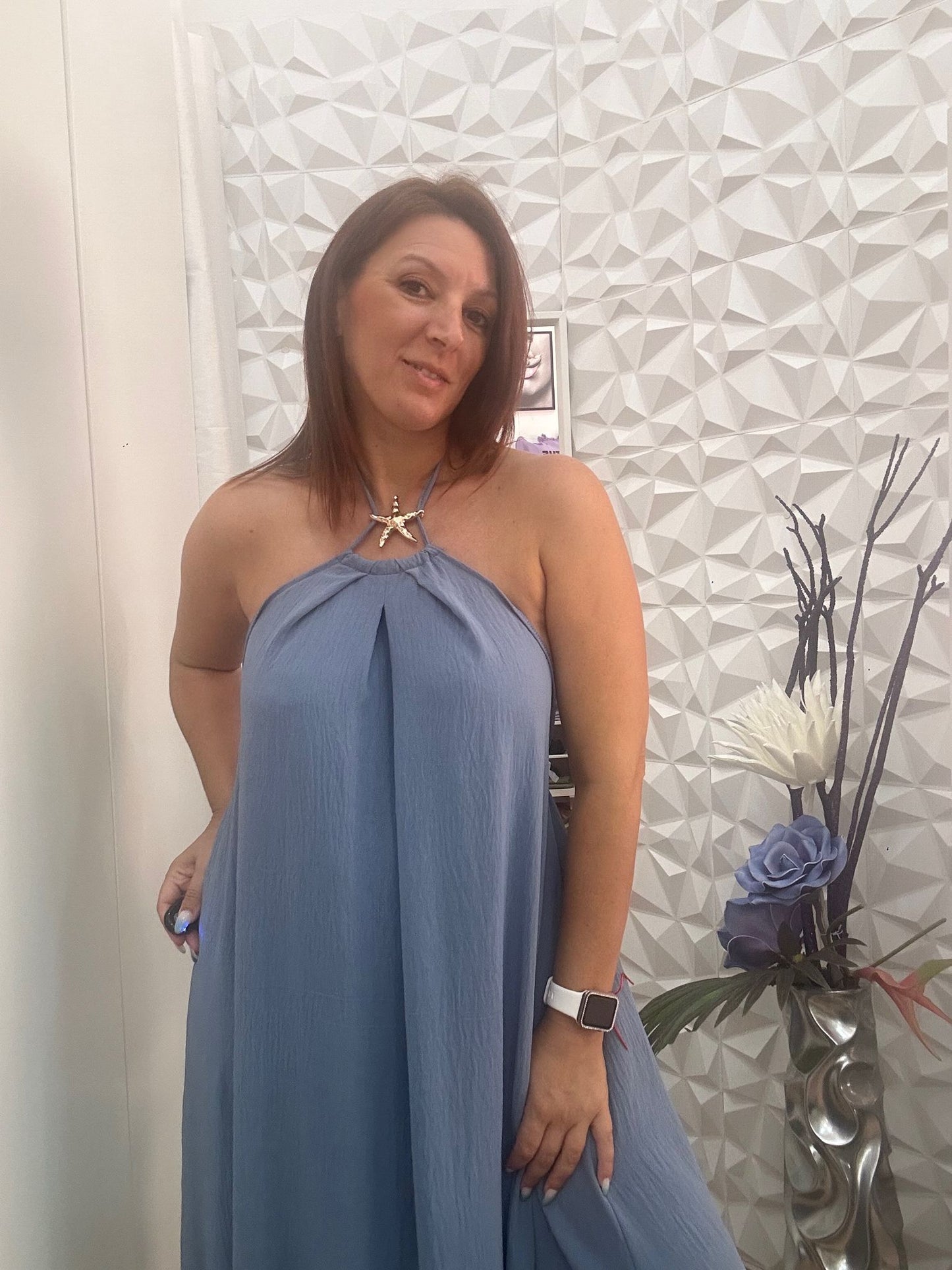 VESTIDO ESTRELLA AZUL.