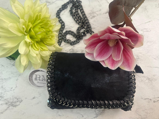 Bolso cadena negro