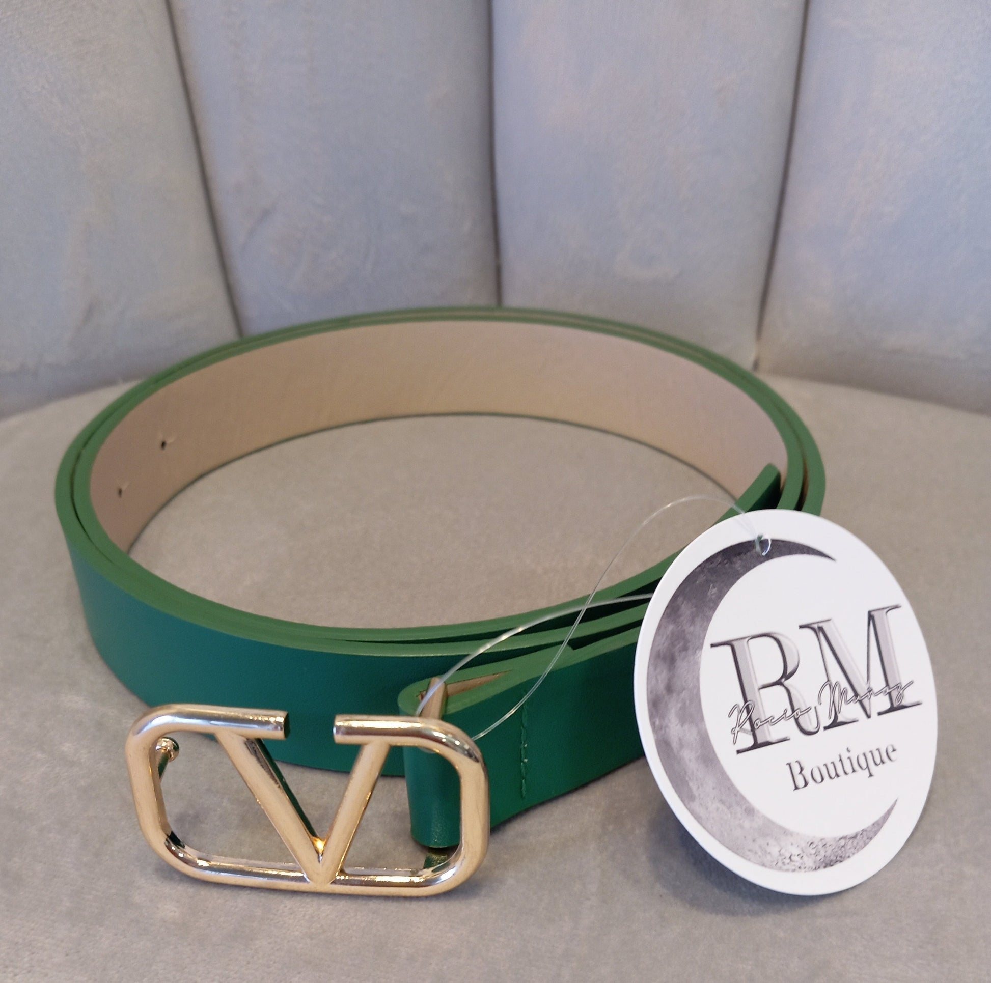 CINTURON VERDE ANDALUCIA "V" - R.M. BOUTIQUE