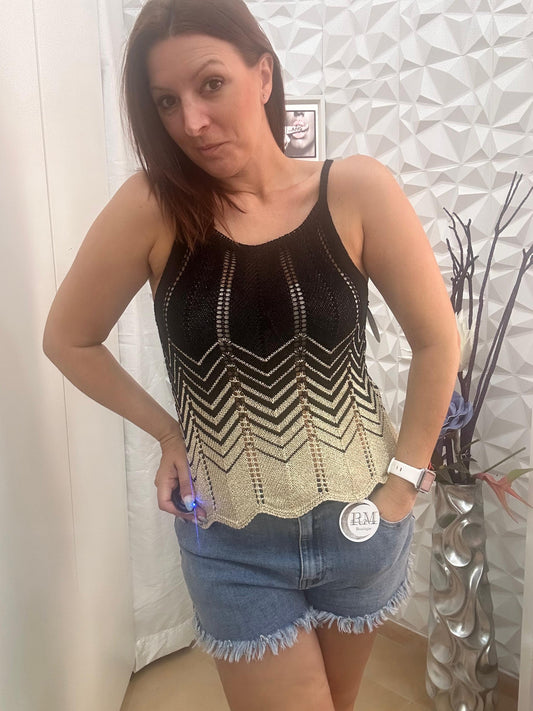 TOP HILO NEGRO