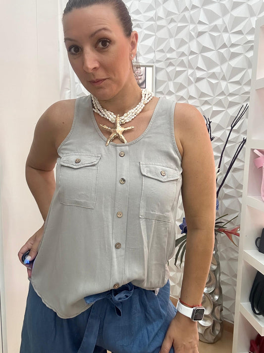 BLUSA GRIS