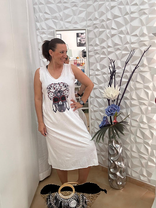 Vestido Frida blanco