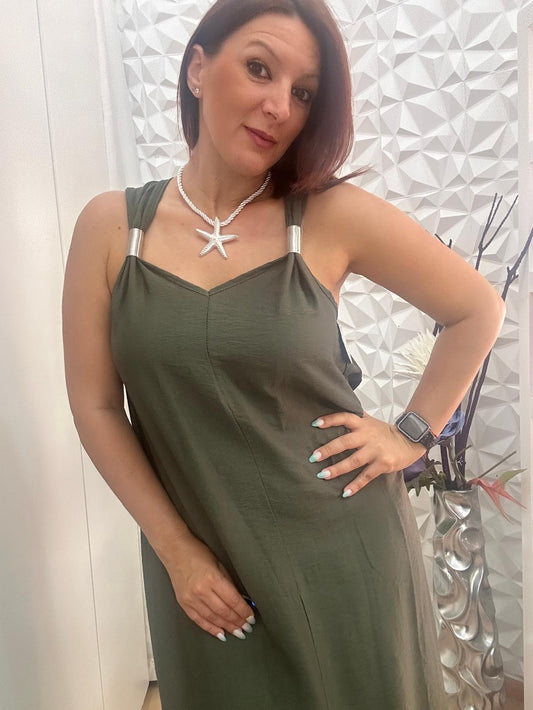 VESTIDO KAKI
