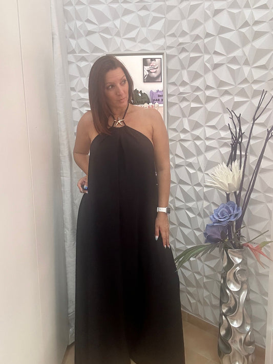 VESTIDO ESTRELLA NEGRO.
